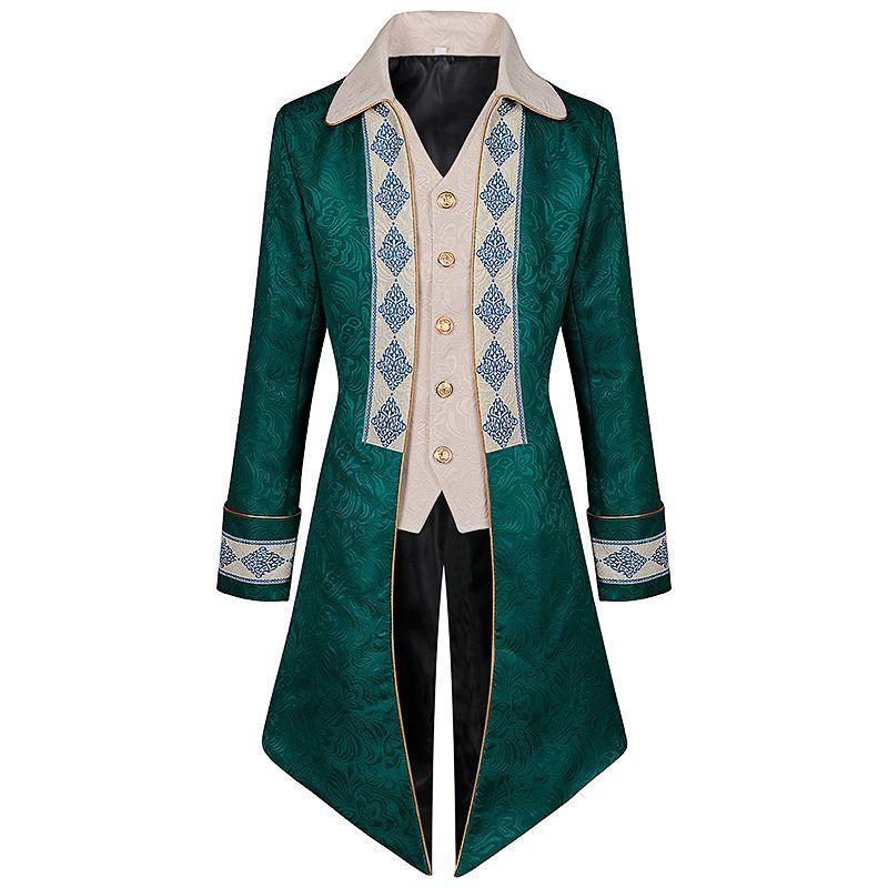 Men's Steampunk Medieval Tailcoat Gothic Victorian Frock Coat