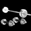 Jinghulian Electroplated Barbell & Dumbbell Fitness Set