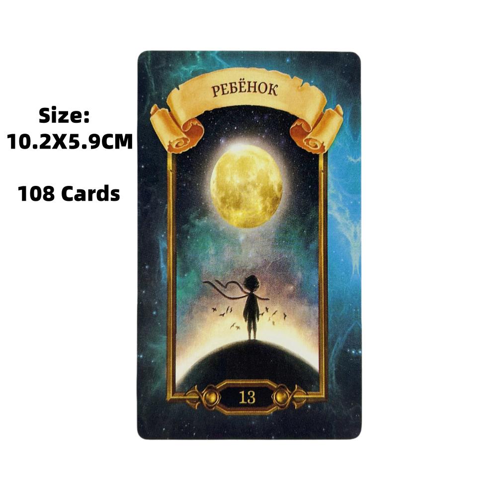 COH B AYIHIYO HO'JI Russian Pakya Tarot Cards A 108 Deck Visions Divination Edition Borad Playing Games
