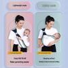 Hands-Free Baby Carrier with Waist Stool - Breathable Front Sling for Newborns