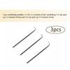 Detachable Metal Ventilating Needle For Lace Wig Making 1pc Brass Holder And 4 Sizes Repair Needles Hair Extention Tools