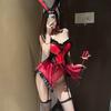 Sex lingerie sexy open crotch free pure lust temptation bunny uniform halloween cosplay suit