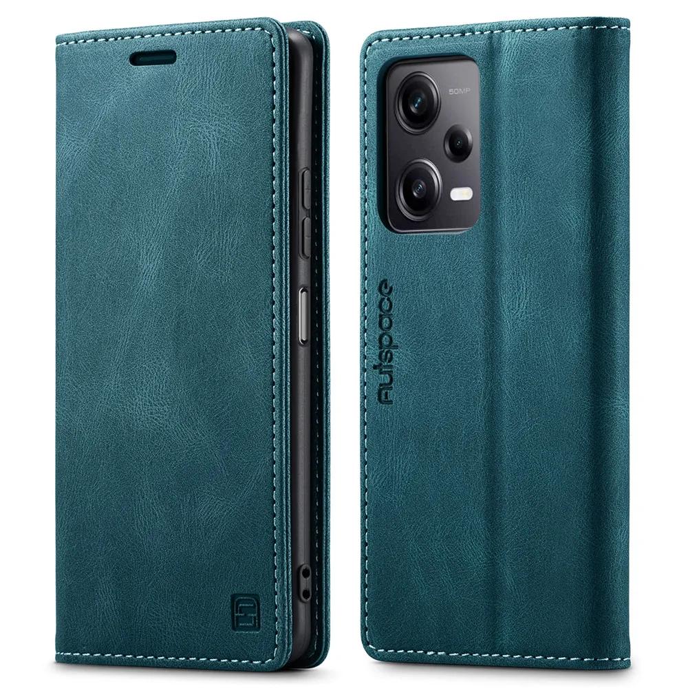 Magnetic Flip Leather Case For Redmi Note 12 11 10 S 8 9 Pro Wallet Cover For Xiaomi 13 12 11 Lite 12T 11T 10T Pro Poco X5