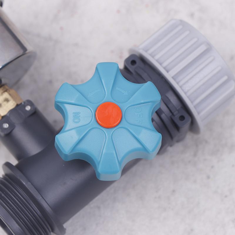 Druckregler G3/4'' Einstellbares Wasserdruckregelventil mit Manometer Gewächshausgarten-Bewässerungsregler