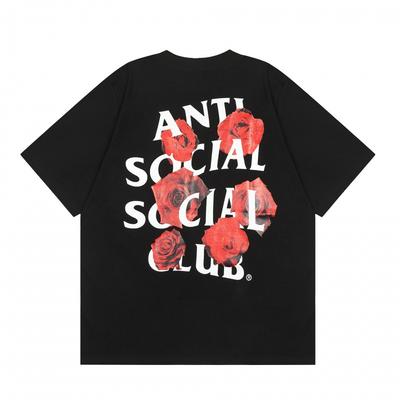 Nouveau 2026 ASSC Impression de Lettres Rond Col Rond Manches Courtes Unisexe ASSC T-shirt Tendance Rue Coton Coupe Ample Mode Jeunesse T-shirt