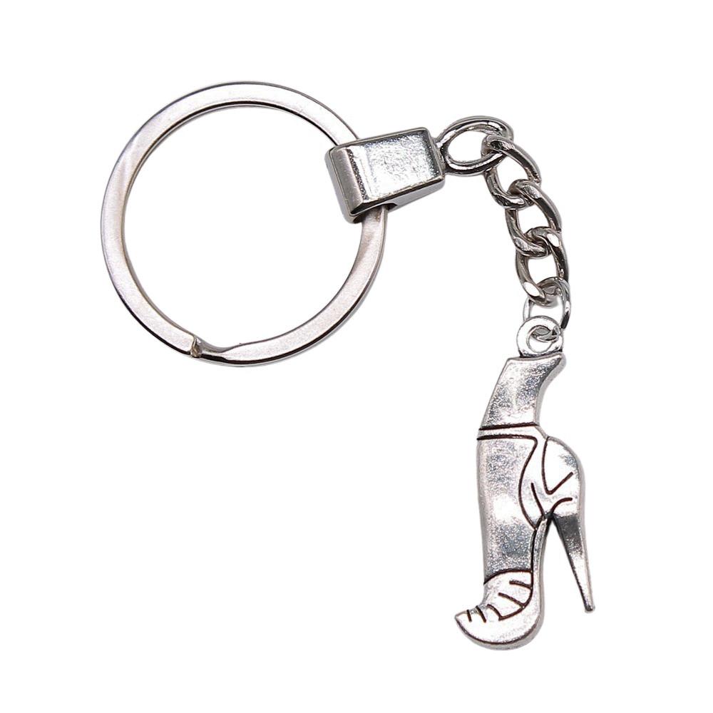 Ornate Gear Keychain Antique Style Punk Pendant Key Holder 30mm Ring