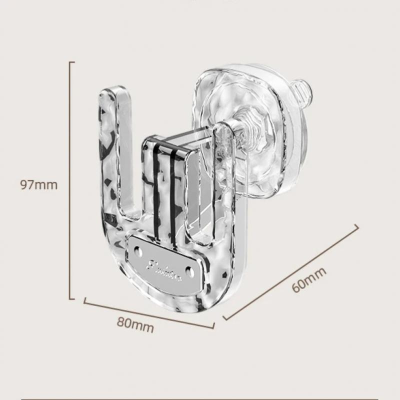 Wandmontierter Pantoffel-Aufhänger, stanzfreier Haken für Schuhe, Saugnapf, Schuhregal, Badezimmer-Hausschuhe-Aufbewahrungshaken