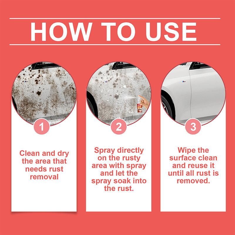 30ml Multifunctional Car Anti-Rust Remover Parts Maintenance Agent Cleani Derusting Spray Cleaner Metal Rust Remover Tool