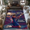 Lamin Yamal Customize Your Name Floor Rug Office Rug Perfect For Dormitory Playrooms Foyer Game Room Antislip Rug Anime Office Decor