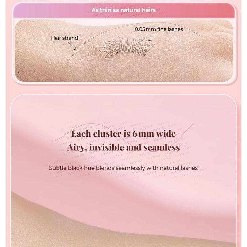 Worthbuy - Naturalne Sztuczne Rzęsy Wielopak Bez Kleju (Różne wzory)