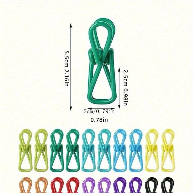 10pcs Nail Extension Gel Mold & Fixing Clip Set