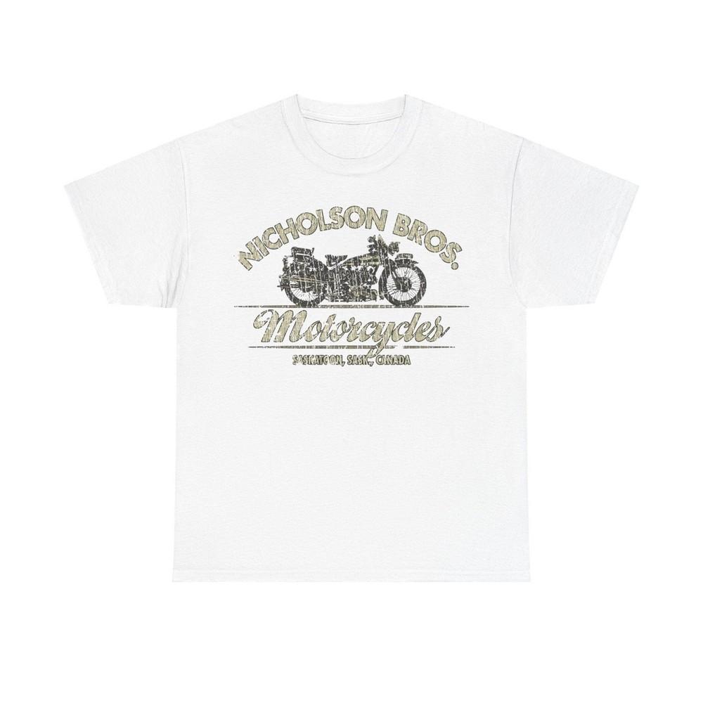 

Nicholson Bros Motorcycles 1933 Saskatoon Canada T-shirt XL