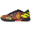 Messi 3 Round Head Comfortable Versatile TF (Rubber Studs) Durable Breathable Football Shoes Men Football Shoes Black Orange FW7429