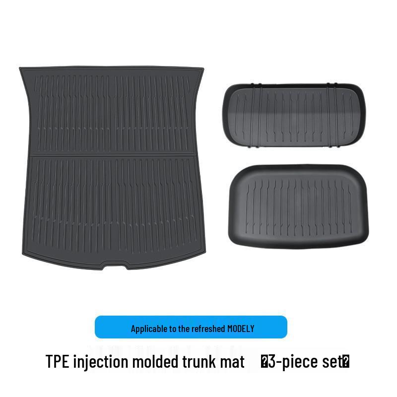 Tesla Model Y/3 Waterproof Front and Rear Trunk Mats - Full Coverage Accessories