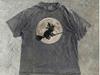 French Bulldog Witch Shirt, Comfort Colors Full Moon Halloween Frenchie Tee
