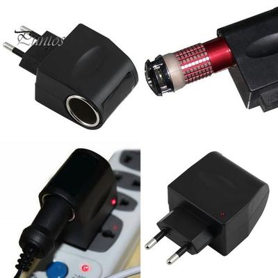 90 V-240 V AC do 12 V DC UE Wtyczka samochodowa Konwerter gniazda zapalniczki samochodowej