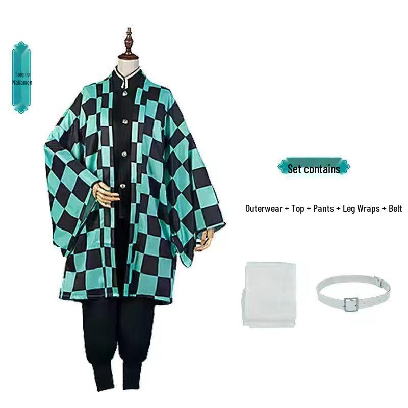 

Костюм для косплея европейского размера «Клинок, рассекающий демонов»: Тандзиро, Нэдзуко, Дзэницу, Шинобу Хэллоуинский наряд S