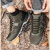 High-Quality Men's Hiking Boots Outdoor Anti Slip Wear-resistant Snow Boots Man High Top Winter Trekking Walking Shoes Women