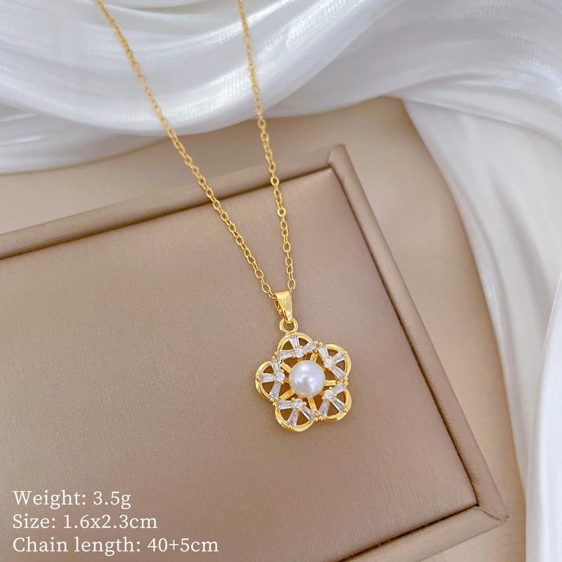Planet Starry Sky Full Of Diamonds, Slightly Inlaid Design Temperament Shining Necklace Female, Simple Pendant