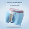 LangSha Men's Ice Silk Antibacterial Boxer Briefs