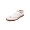 Fashion 2025 New Summer Women Modern Flat Sandals Gladiator Shoes for Women Pinch Toe Flat Heels Ladies Shoes Fashion Flats