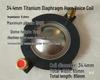12.8cm Diameter, 34.4 Core, 90 Magnet, 8 Ohm, 100W Round KTV Tweeter Speaker
