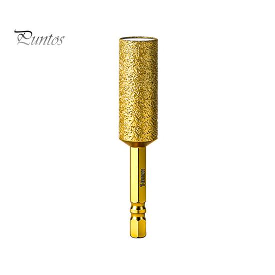 Marble Drill Bit Diamond Tile Set with Cooling Wax Core Drilling Backsplash Tool Granite Glass Concrete Anti-Slip Hex Shank