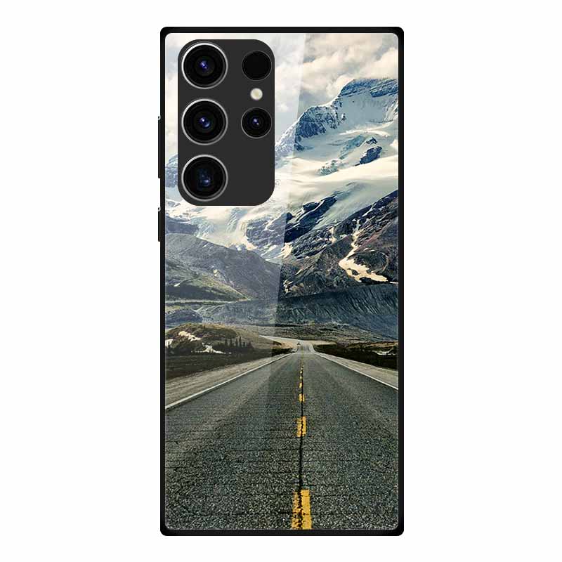 Phone Case For Samsung S23 Ultra Back Cover Case Tempered Glass Soft Funda For Samsung Galaxy S23 Plus Case S 23 + Ultra Coque