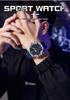 Sanda Men's Casual Sports Waterproof Dual Display Digital Watch
