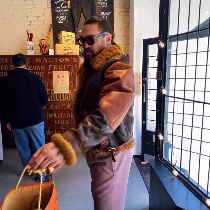 Mens Winter Faux Fur Coat Ethnic Style Warm Outerwear Daily Wear