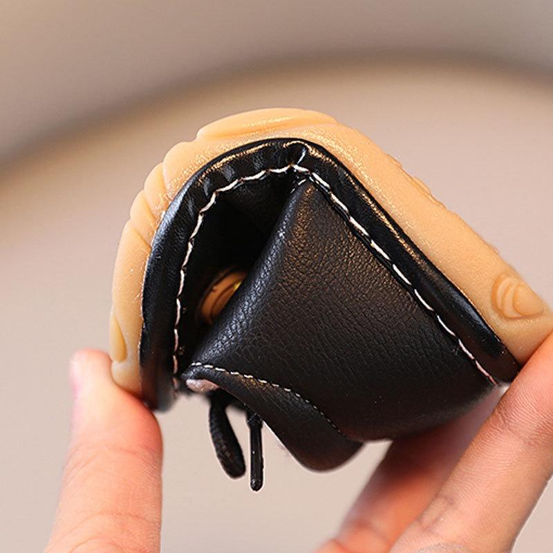 Baby Winterstiefel für Jungen & Mädchen im Alter von 1-3 Jahren Fleecegefüttert & Verdickt Weichsohlige Quetschschuhe für Kleinkinder
