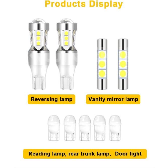

KUNGKIC For Toyota GR86 Subaru BRZ 2021 2022 2023 2024 2025 LED Interior Light Kit 6000K Dome Cargo Door Vanity Mirror Lights Interior Accessories