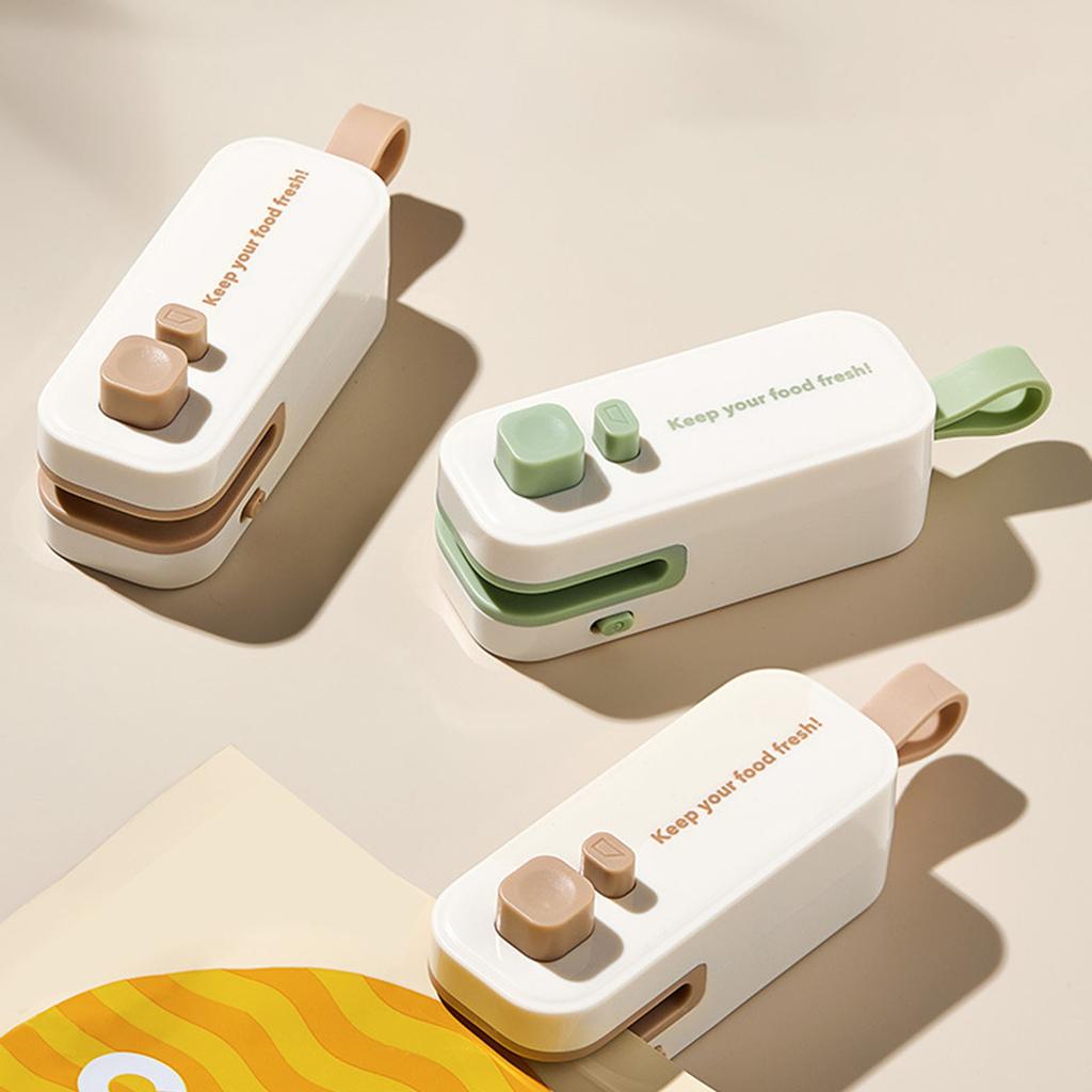 Household Food Sealer Rechargeable Snacks Bags Sealing Machine for Kitchen Use and Travel Food Preservation Tool