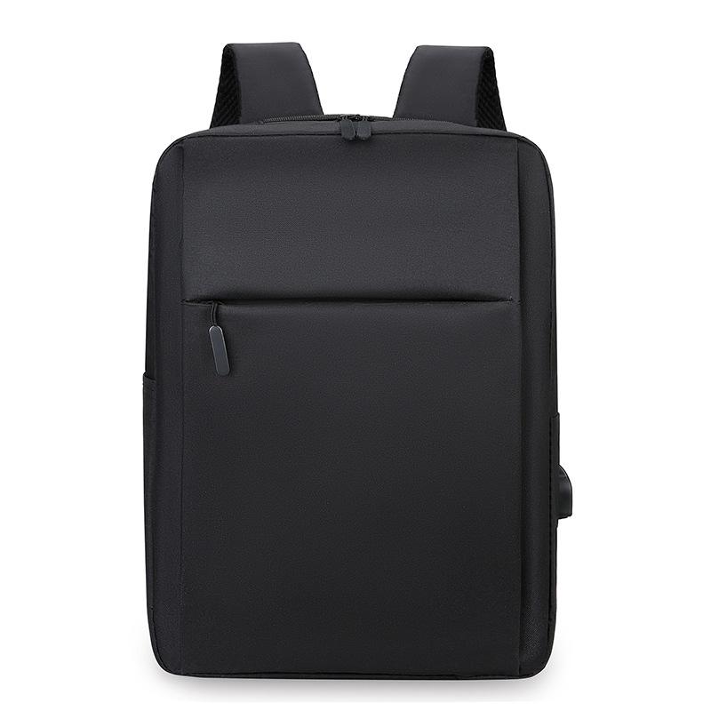 Men's Large-Capacity Logo Backpack: Simple, Fashionable Business & Casual Laptop Bag
