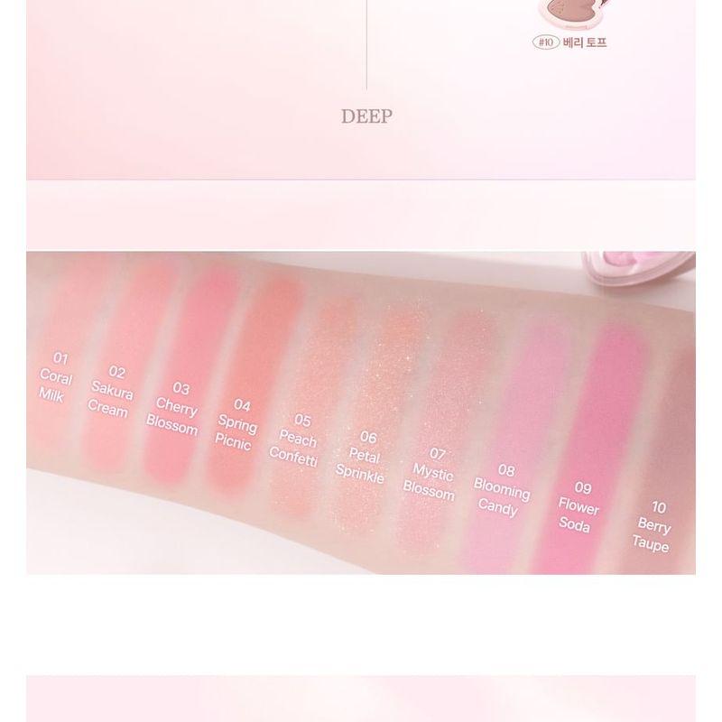 dasique - Blooming Single Shadow - 10 Colors
