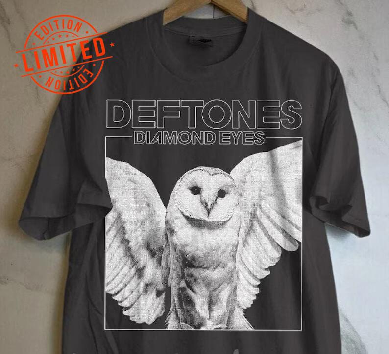 Deftones Tour Rock Band Black T-Shirt Allsizes Unisex T-Shirt M