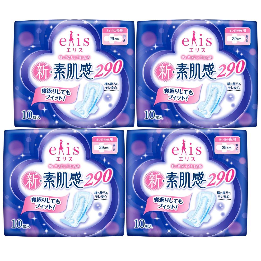 

Eris New Bare Skin Feeling с крыльями 29 см 40 листов Листы x 4 (Большие ночи) (10 упаковок) [Оптовая покупка]
