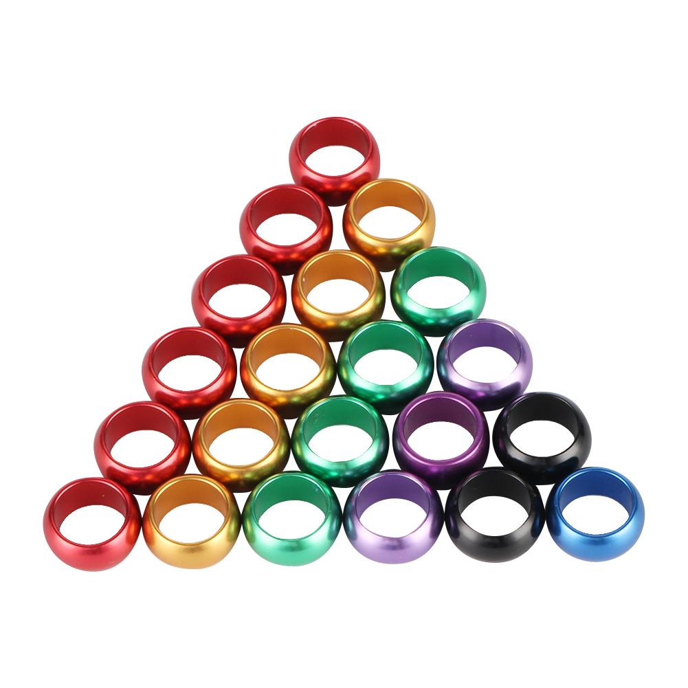 30 Stück Taubenfußring Perlenlaterne Aluminiumring Innendurchmesser 8/10mm Papagei Außenflugtraining Markierungsring Vogelzubehör