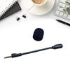 Detachable 3.5mm Boom Microphone for Steelseries Arctis1 Gaming Headsets Foam Covered Microphone Easy To Install