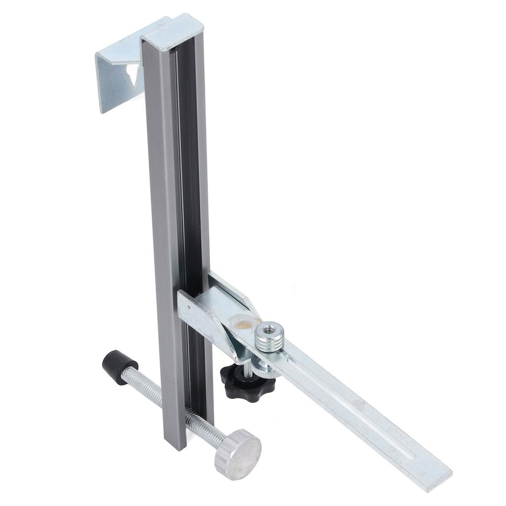 Level Tool Wall Mount Bracket Aluminum Alloy Adjustable Leveler Wall Holder with Bubble and 5/8in 11