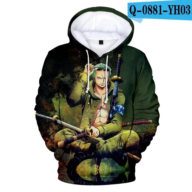 2024 New High Combustion Japanese Anime 3D Hoodie Autumn Hoodie Pullover Casual Boy Girl Fashion Top Hooded Adult Universal