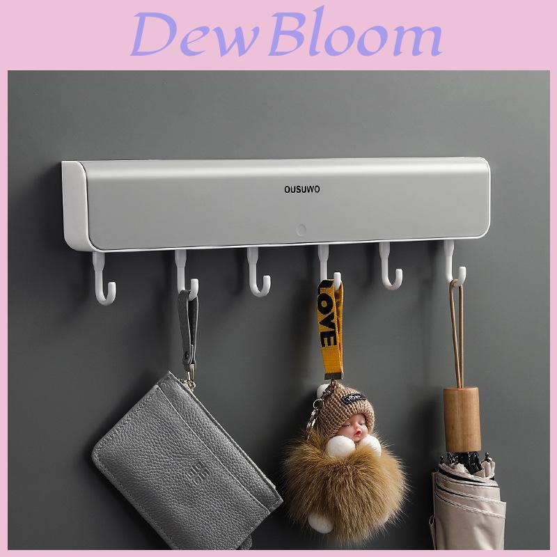 Modern Minimalist Wall Mount Door Hook With Abs Material For Bathroom And Toilet Storage