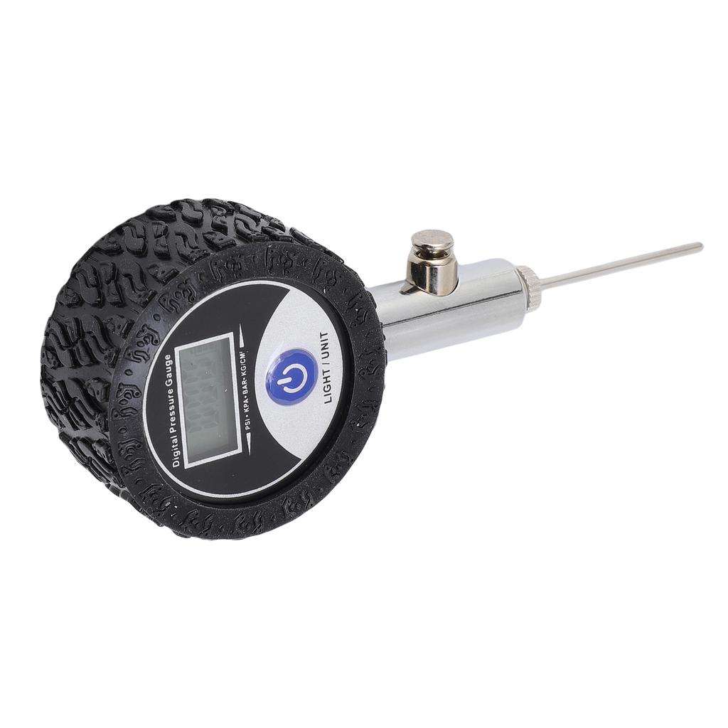 Digital Ball Pressure Gauge Electronic Ball Air Pressure Gauge with Rubber Protective Cover Detachable Needle for