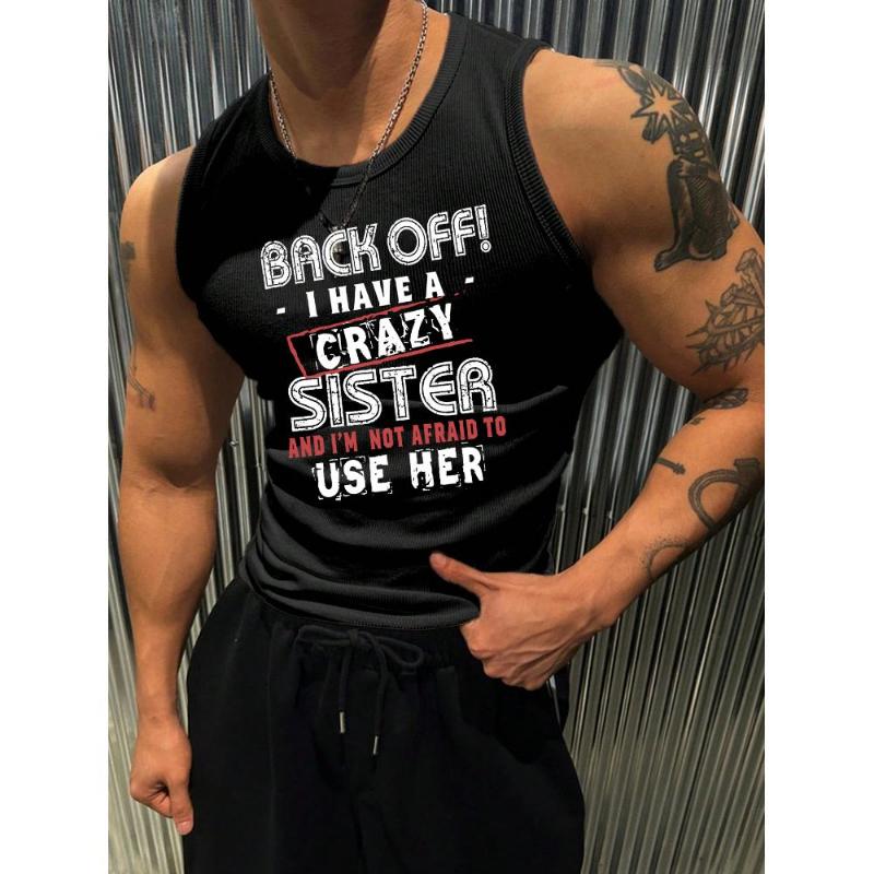 

Breathable Tank Top Soft Comfortable Sleeveless Shirt for Daily Sports XXL білий