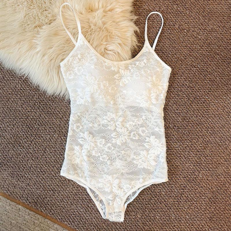 Sexy Lace Backless Sleeveless Slim Camisole Summer Women's Bodysuit