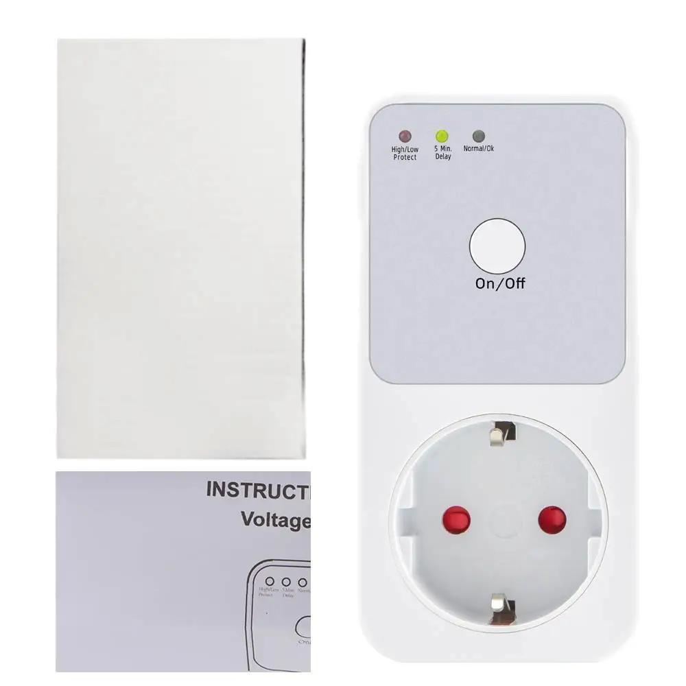 Digital Automatic Voltage Protector Socket 220V Electronic Timer Switch  Kitchen Timer Outlet Timing Socket EU Plug