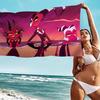 H-Helluva Boss Blitzo Cartoon Beach Towel Colorful Bath Towels For Girl Microfiber Quick Dry Custom Sand Free Beach Yoga Pool