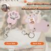 Portable Pet Memory Keeper Keychain Featuring Combined Photo Display And Hair Storage In Sturdy PU Case