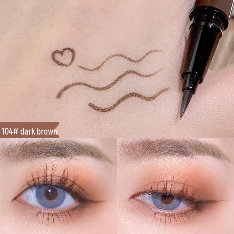 Xixi Bright Eyes Colored Eyeliner: Fine, Long-lasting, Waterproof, Smudge-Proof, Quick-Drying, Beginner-Friendly Pearl Brightening.