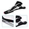 PU Lther   Cycling St Cushion Saddle For Mountain Road Bike(Red & Black)